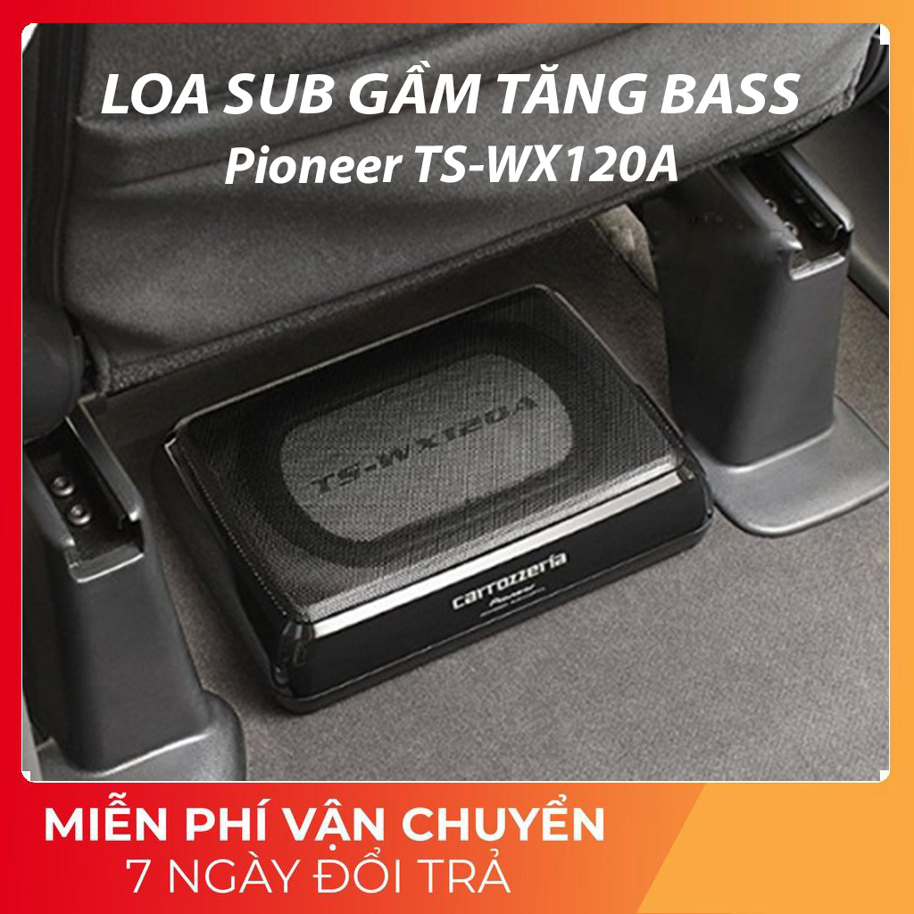 Loa Siêu Trầm Cho Xe Hơi Loa Sub Gầm Ghế Ô Tô Tăng Bass Pioneer TS-WX120A