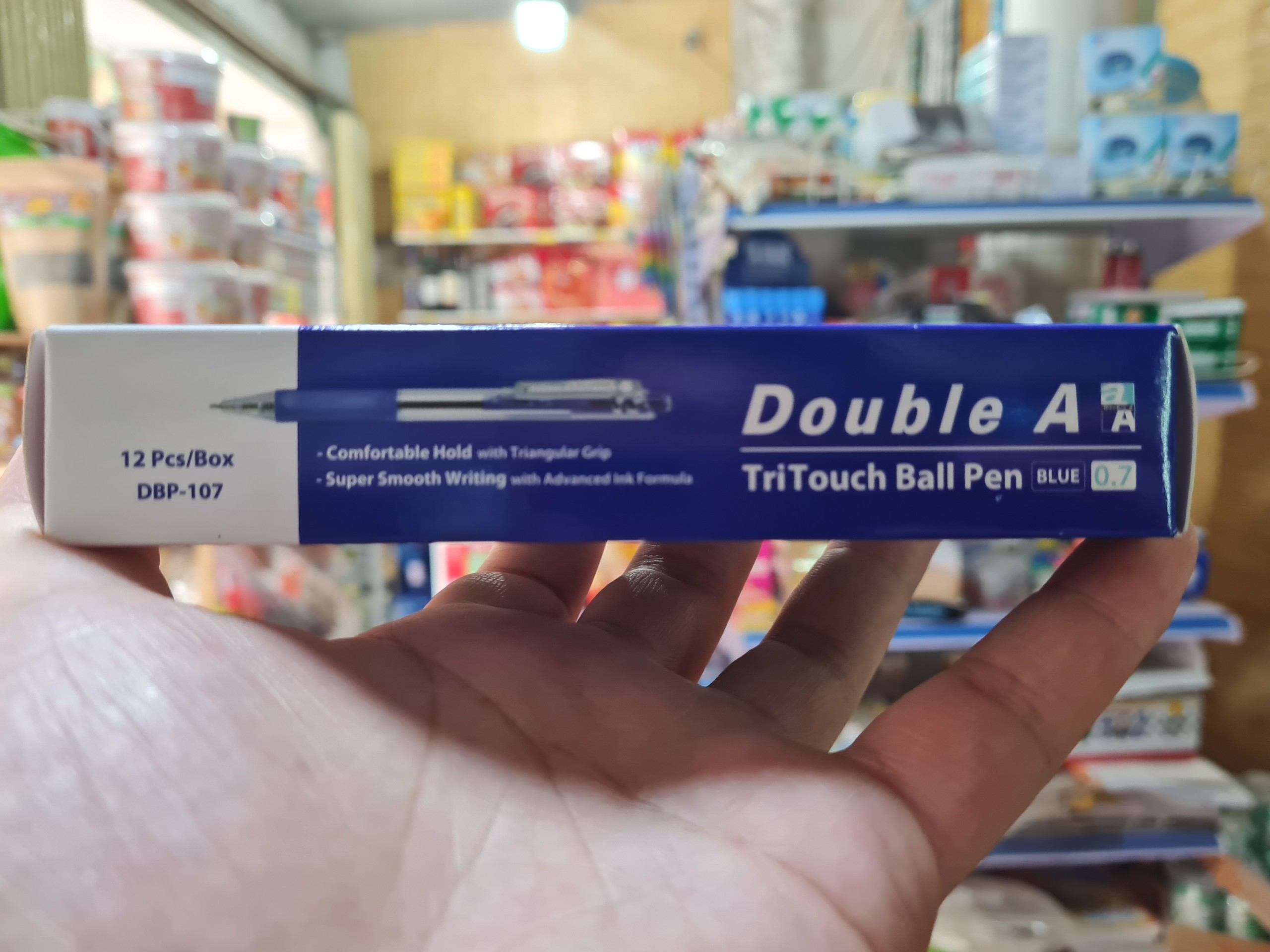 Bút bi Tritouch Double A ngòi 0.7mm (hộp 12 cái)
