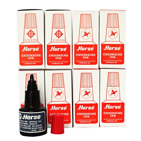 Mực đổ con dấu Horse