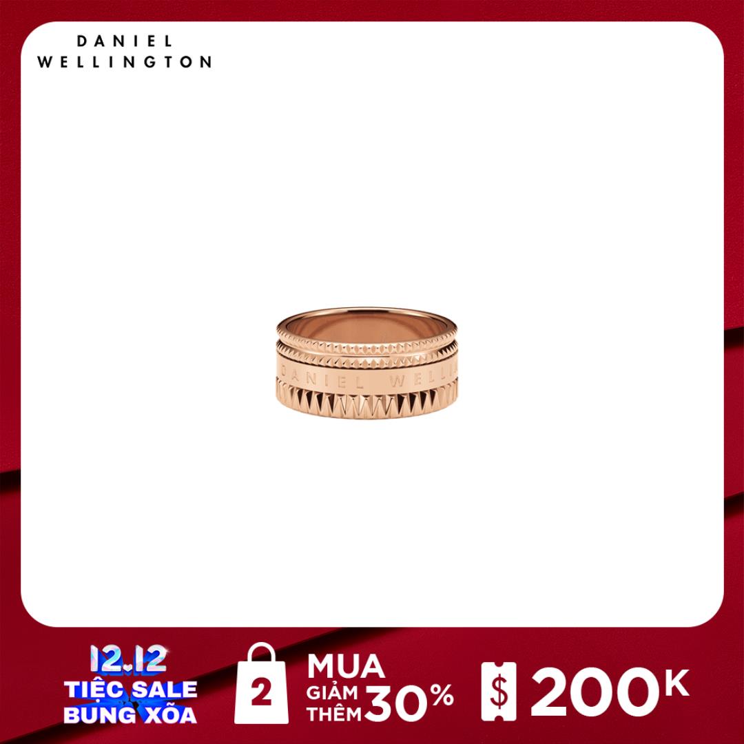 Nhẫn Daniel Wellington màu vàng hồng - Elevation Ring