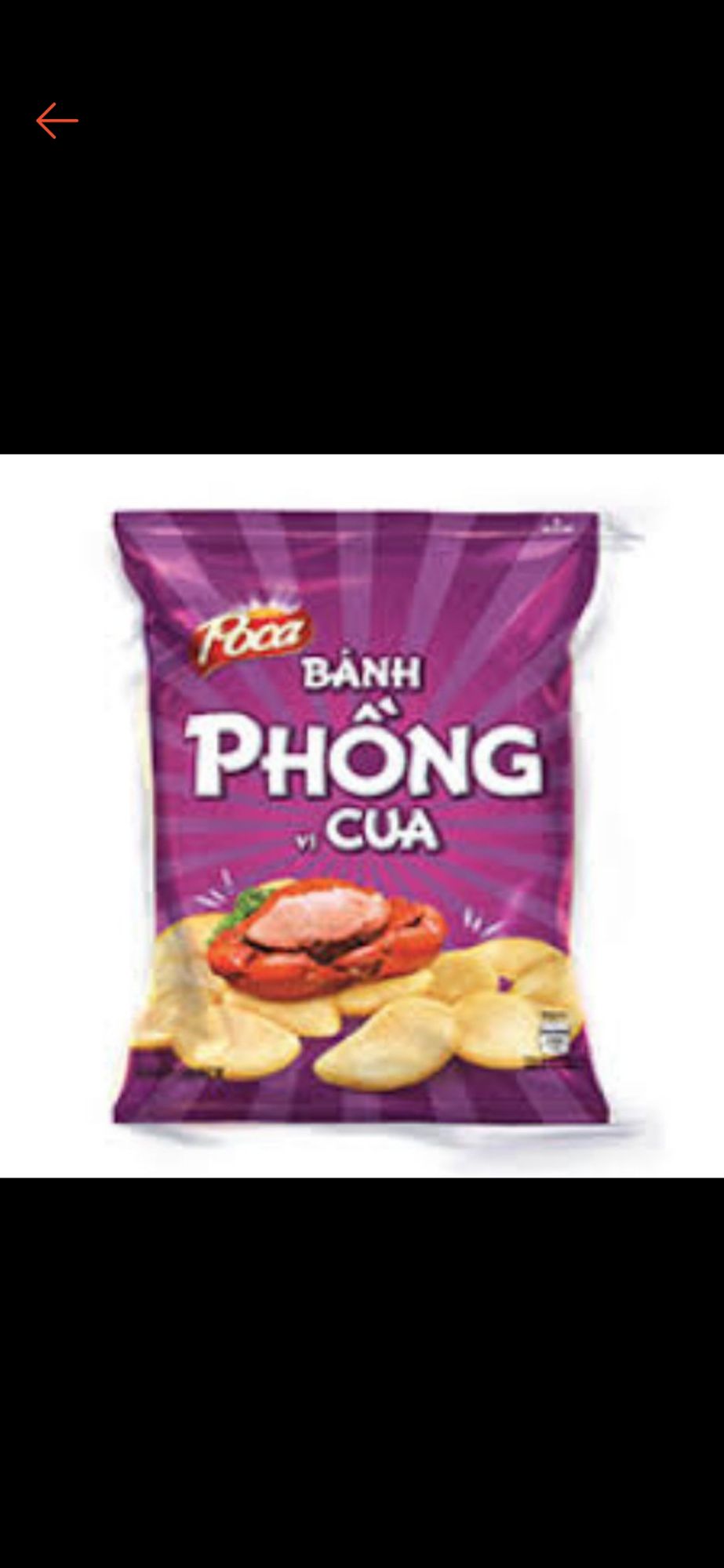 Snack Phồng cua bịch 10 gói