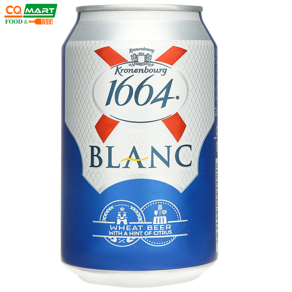 [GIAO NHANH 2H] Bia 1664 Kronenbourg Blanc 5% – Lon 330ml