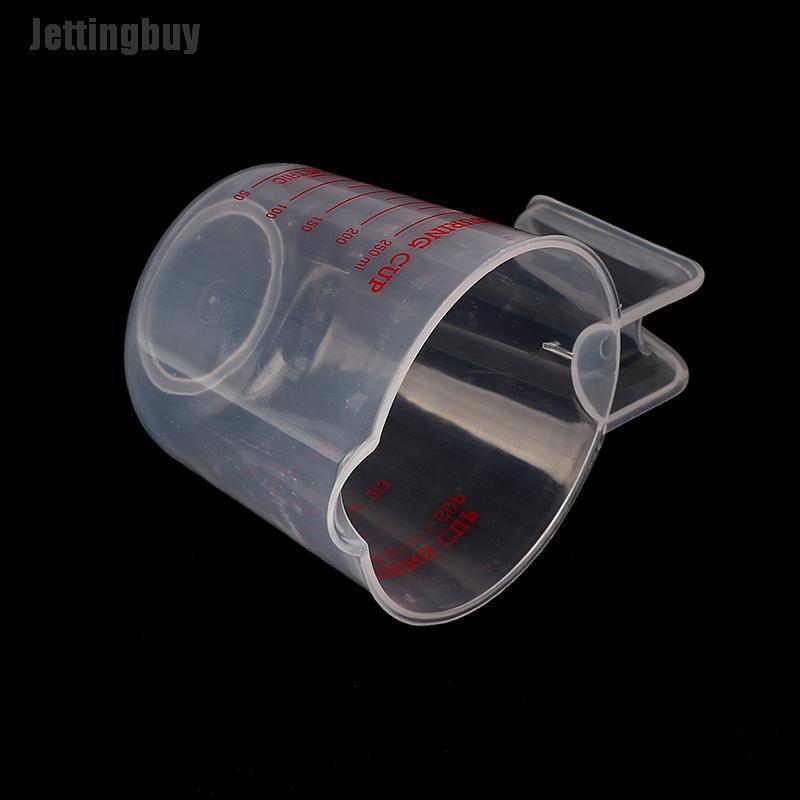 Jettingbuy Cốc Đo Lường Trong Suốt Bằng Nhựa Đĩa Mesure 250/500/1000Ml Cân Chất Lỏng Bằng Nhựa