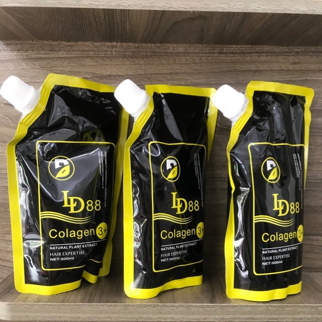 Hấp dầu phục hồi tóc hư tổn Collagen 3+ LD 88 500ml