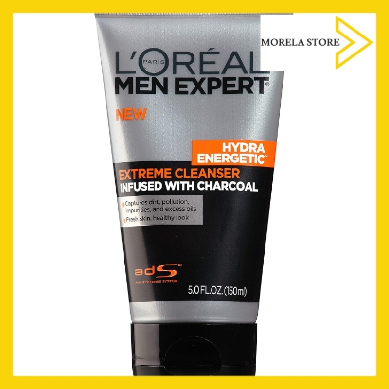 Sữa rửa mặt than hoạt tính cho nam LOreal Men Expert Hydra Energetic Black Charcoal Face Wash 150ml giá rẻ