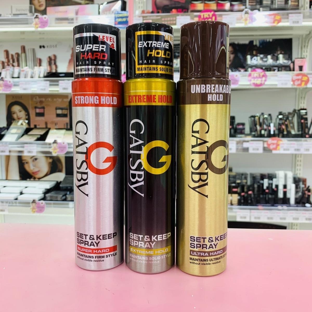Keo Xịt Tóc Nam Gatsby Set & Keep Spray Extreme Hold 250ml