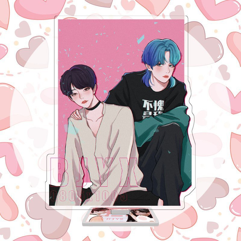 (V1) Mô hình mica Standee Bác quân tiêu chibi Vương Bác Tiêu Chiến in hình idol trang trí