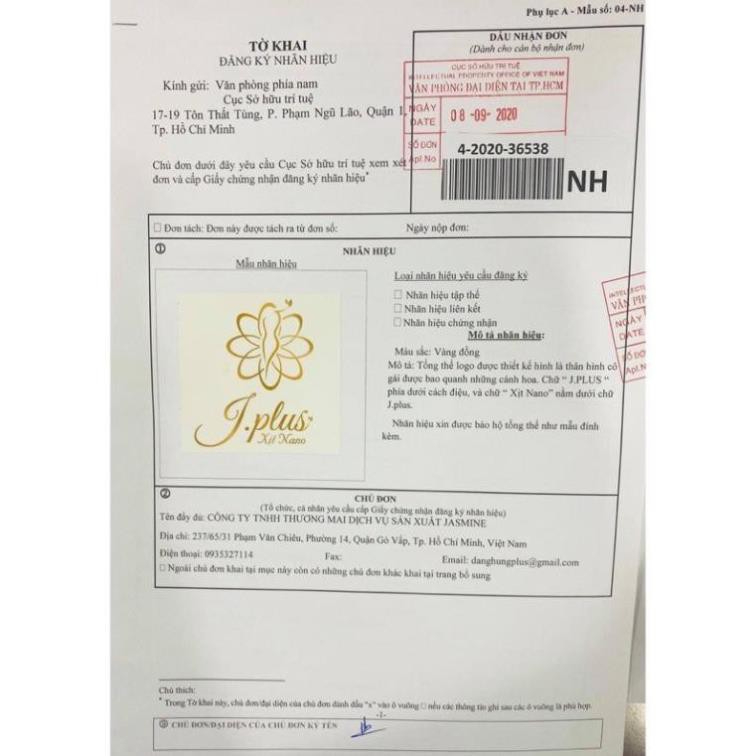 Xịt tan mỡ .J.Plus ( tặng kèm thước dây )