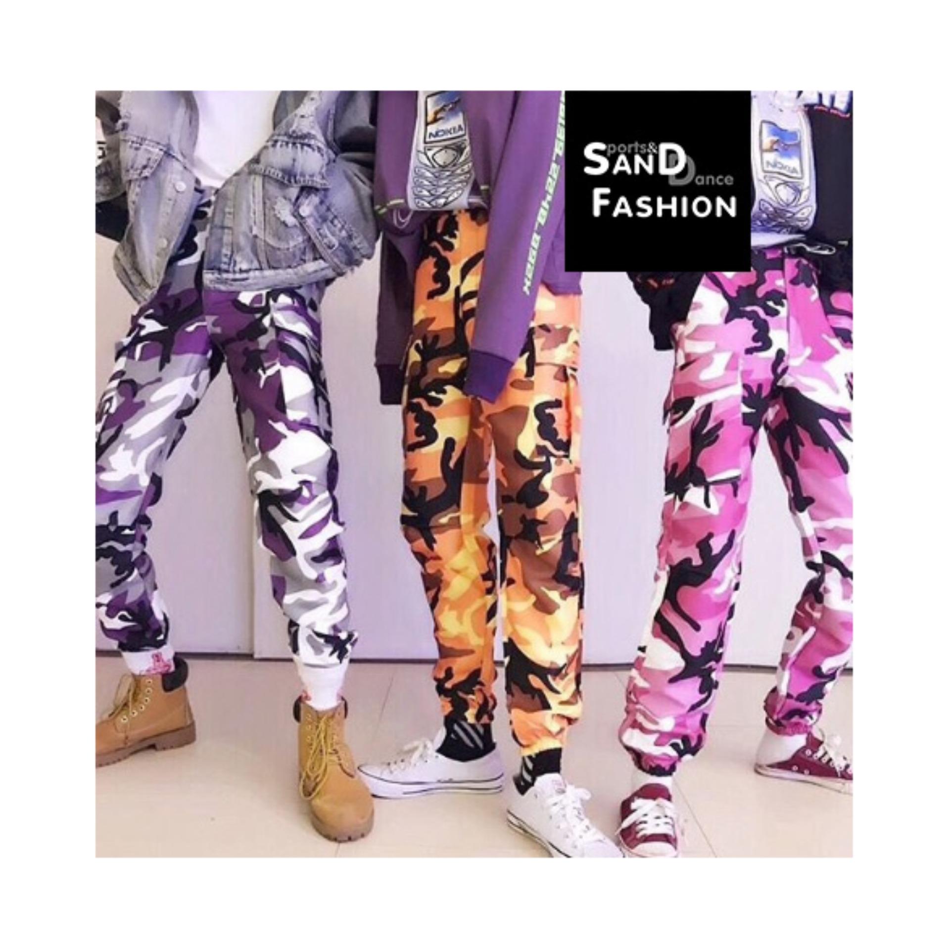 Quần Jogger Camo Rằn Ri Tím