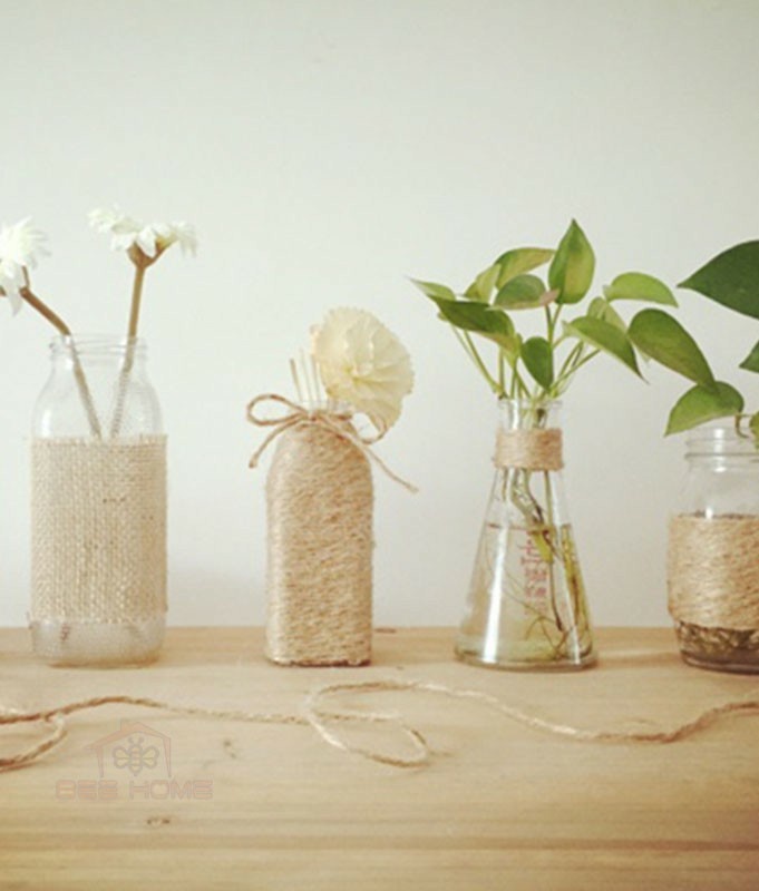 Cuộn 100 mét dây cói trang trí handmade