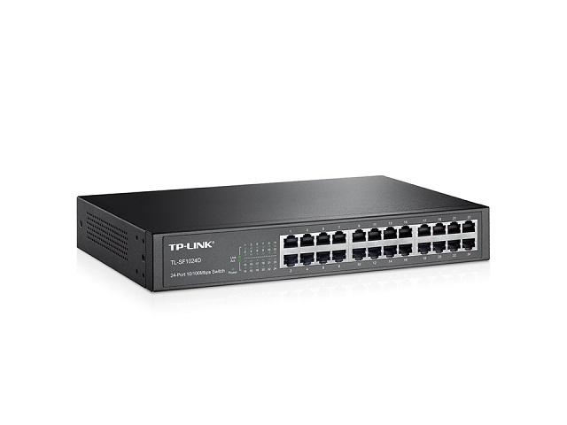 Switch TPlink 24P 10/100Mbps TL-SF1024D (Nâu)