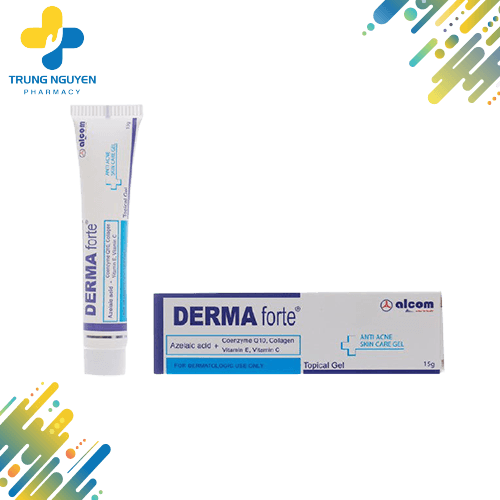 Gel mờ thâm, giảm mụn Derma Forte (Tuýp 15g)