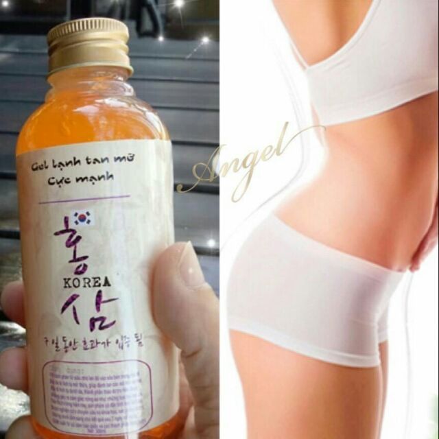 Gel tan mỡ lạnh hàn quốc cực mạnh 180ml , tan mỡ săn cơ