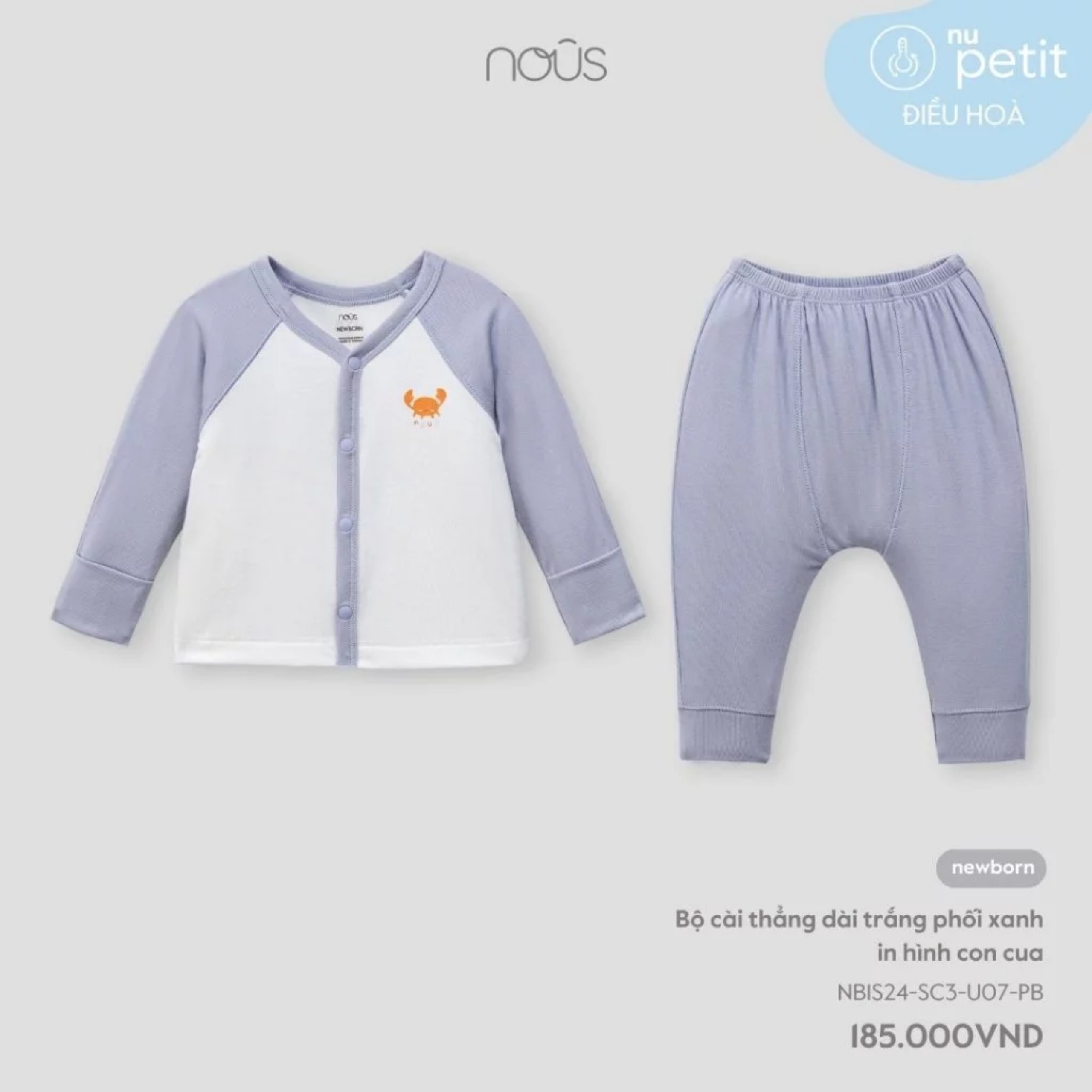 BỘ NOUS PETIT NEWBORN CÚC LỆCH