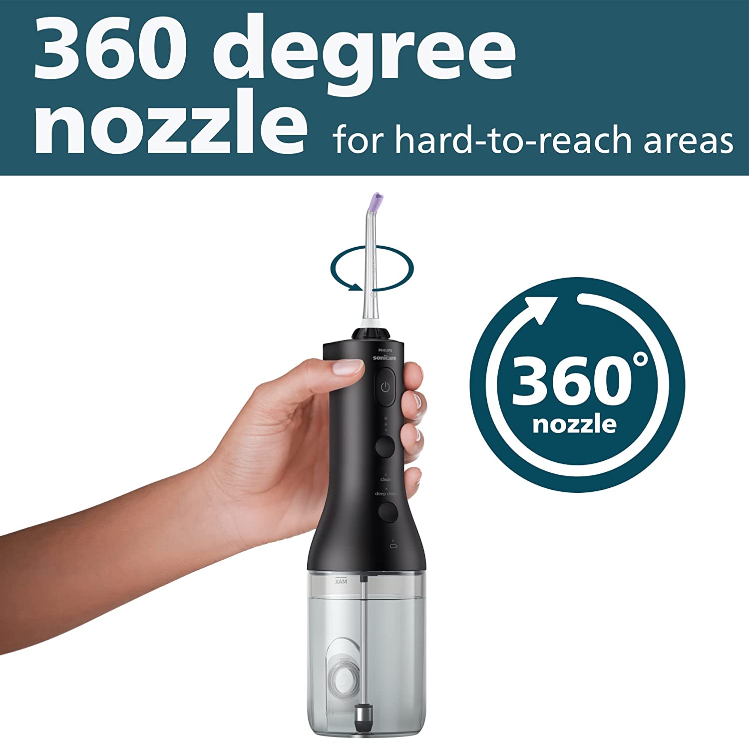 Tăm nước Philips Sonicare Power Flosser 3000