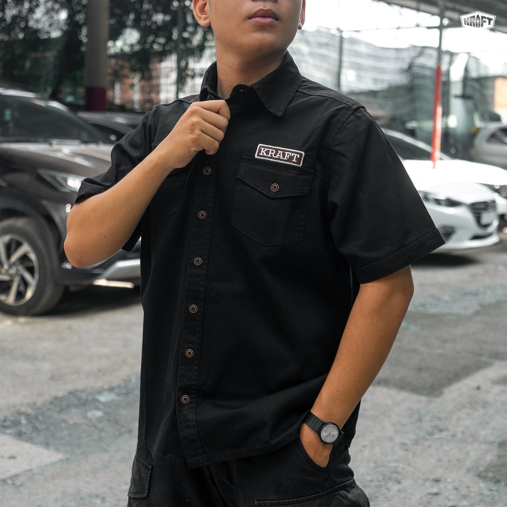 KRAFT WORK SHIRT - Áo sơ mi Kraft - Áo sơ mi Kaki Workwear