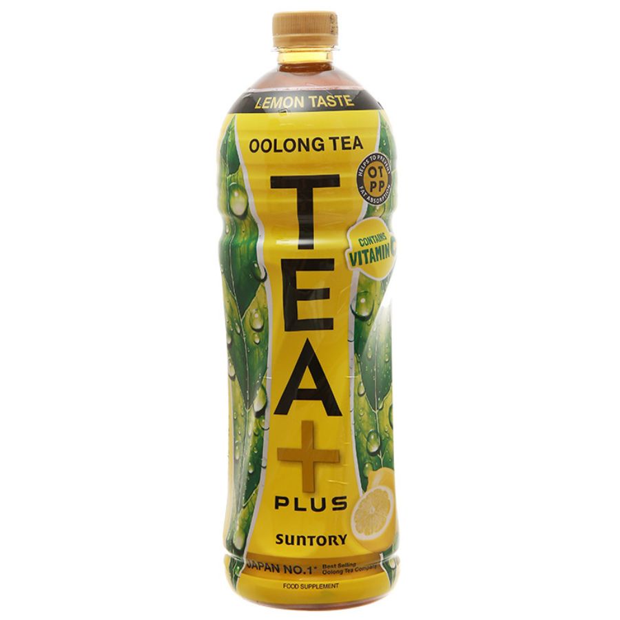 Trà ô long vị chanh TEA+ PLUS chai 1L