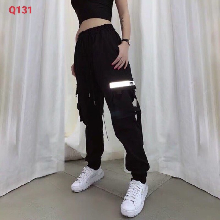 [ MẶC LÀ THÍCH ]  Quần Jogger Kaki nam nữ phản quang Q077