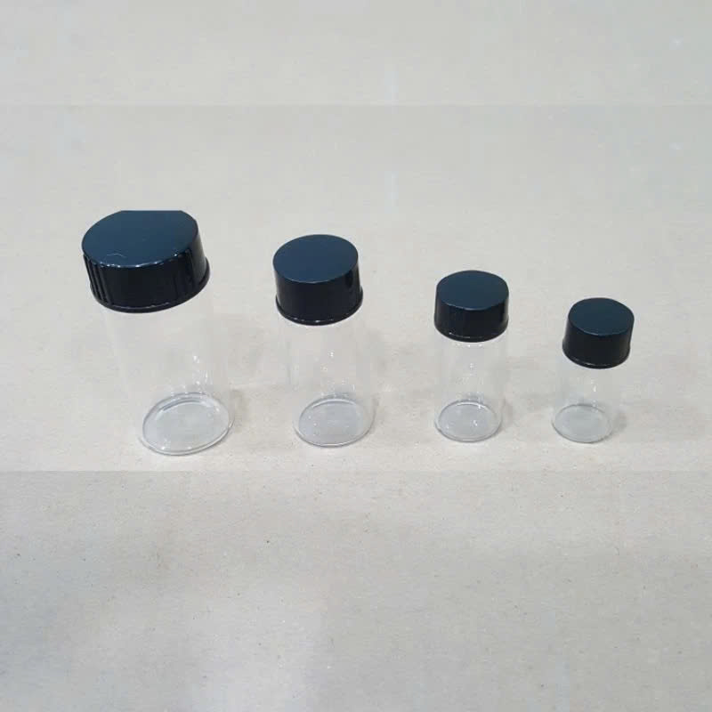 Chai thủy tinh có nắp vặn siêu kín, tự đứng được 3ml 5ml 10ml 20ml 40ml đựng tinh dầu hóa chất