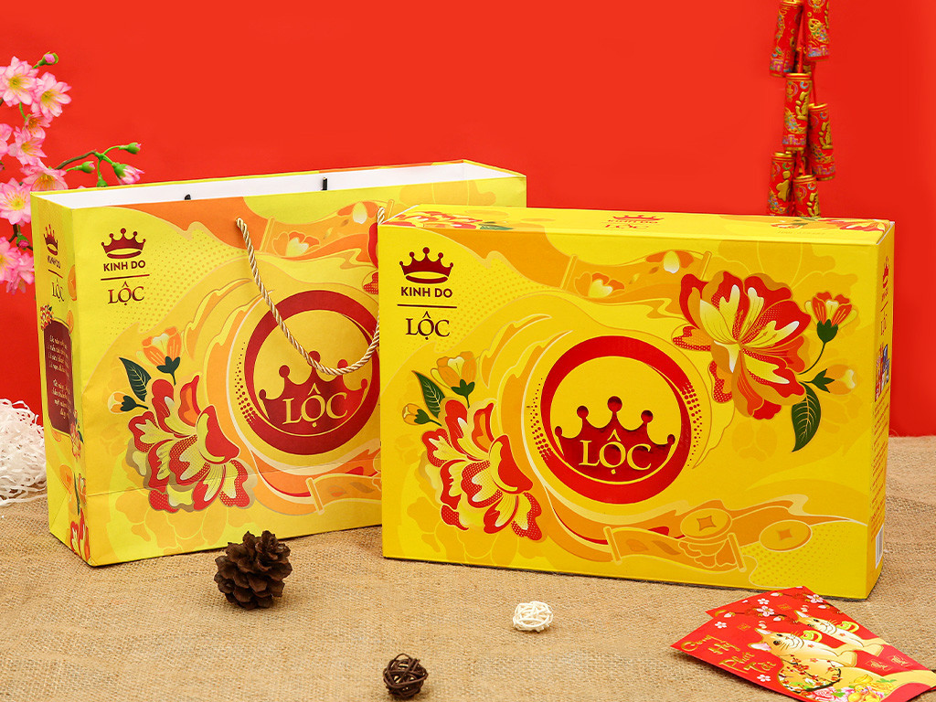 Set Quà Tết Bánh Kẹo Hãng Ngon Đẹp Mắt