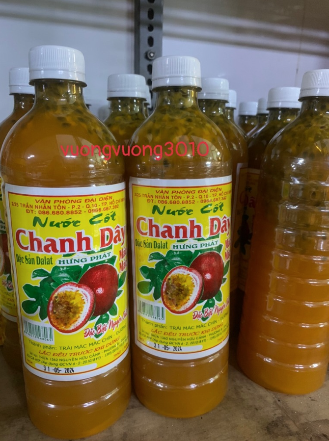 Nước Cốt Chanh Dây Mác Mác Hưng Phát Chai 1kg