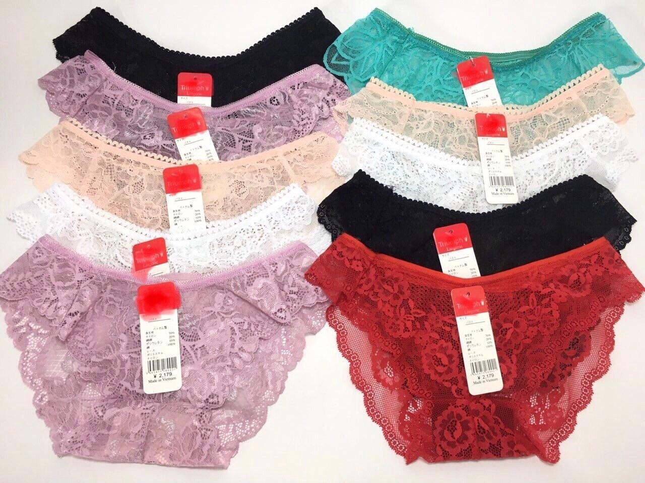 Combo 10 quần lót ren thời trang