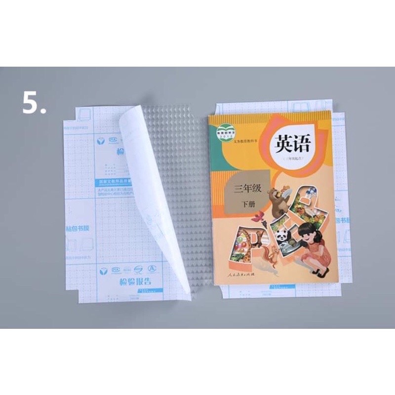 Set 10 Decal Bọc Sách Vở Cho Bé (tặng kèm nhãn vở)