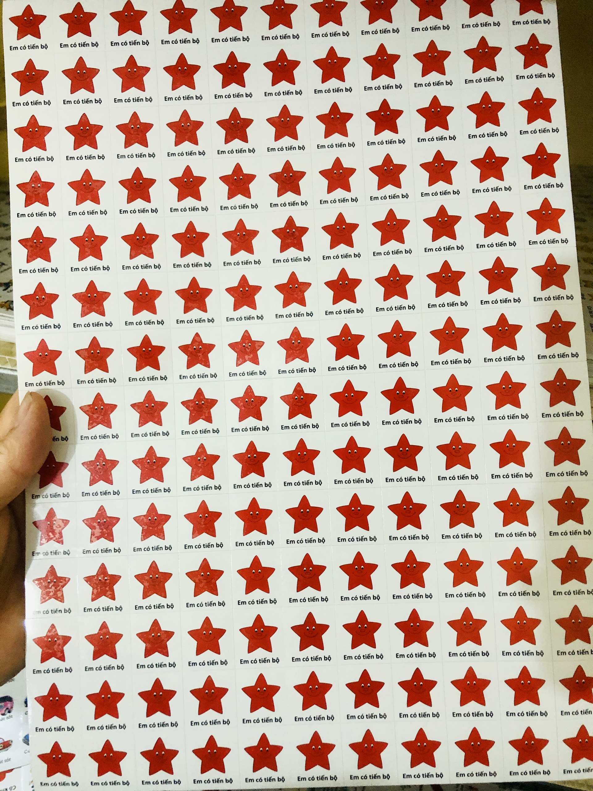 Sticker khen thưởng học sinh