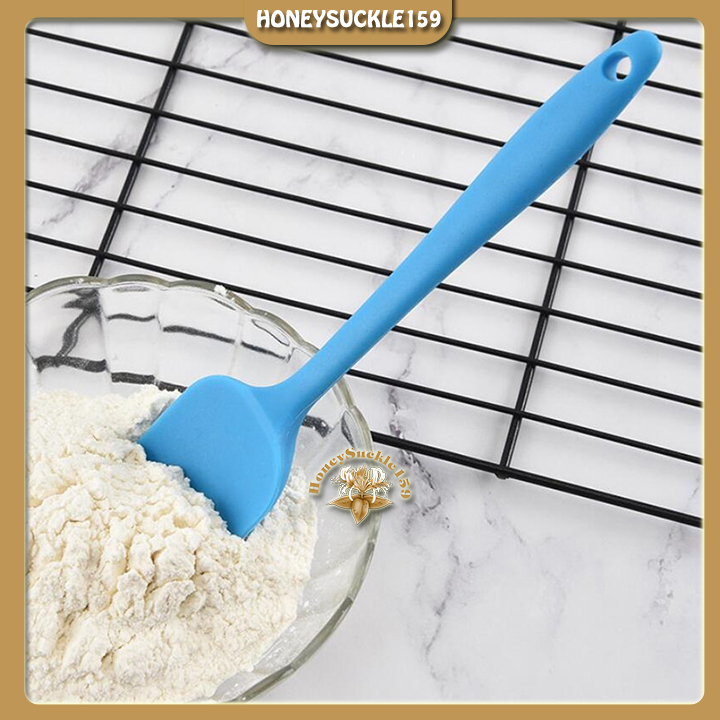 Phới Spatula Silicone 28cm  Dạng Thìa Dùng Vét Bột Trộn Bột Tiện Lợi
