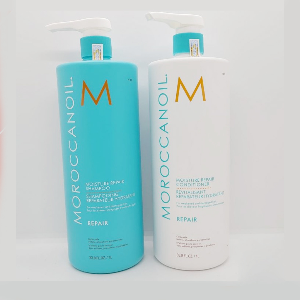MOROCCANOIL - Dầu gội MOROCCANOIL 1000MLx2 dưỡng tóc phục hồi hư tổn chính hãng