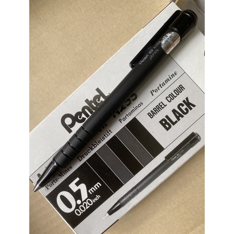 Bút chì bấm chính hãng Pentel 0.5 A255 Japan