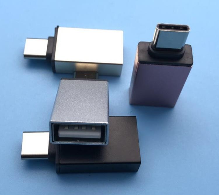 Đầu chuyển đổi từ USB sang Type C (Đen)