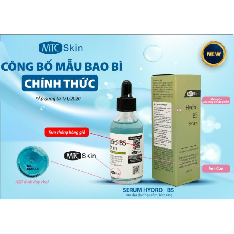 SERUM HYDRO B5 SKIN MTC KOREA 60ml