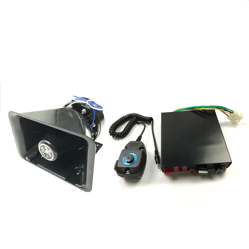 Bộ Còi Hú 12v CJB-200W 9 Tiếng Kêu Cho Xe Ưu Tiên