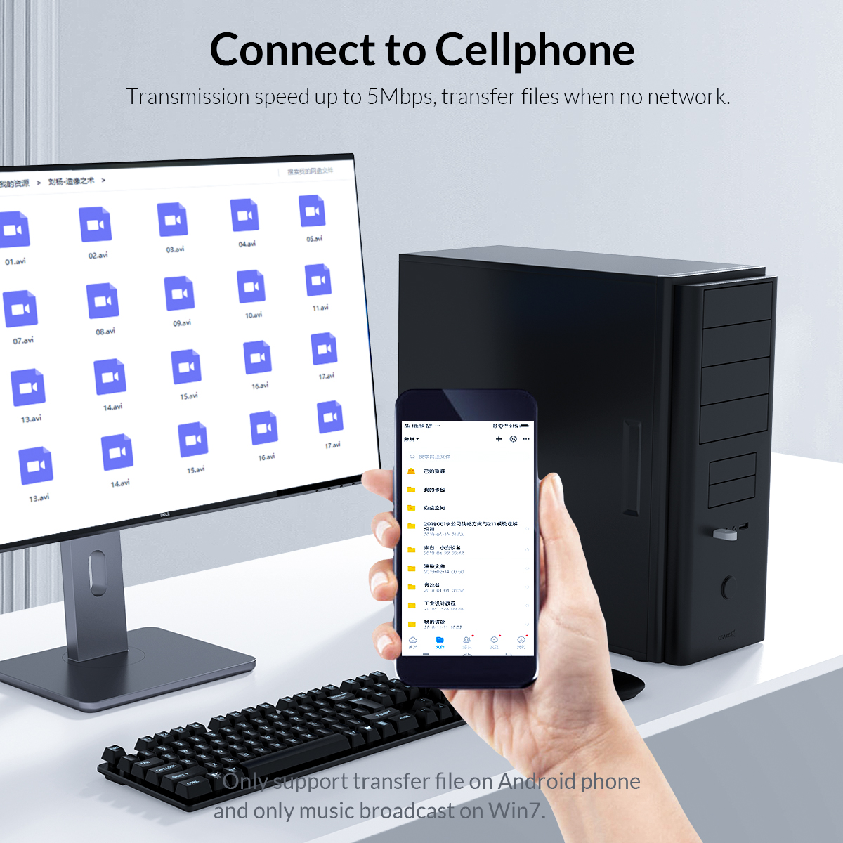Device Bluetooth 5.0 connectivity via USB Orico bta-608-genuine goods