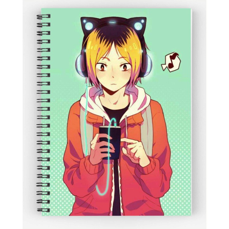 Sổ anime haikyuu Kenma Kozume hanata ..nhiều mẫu gáy xoắn