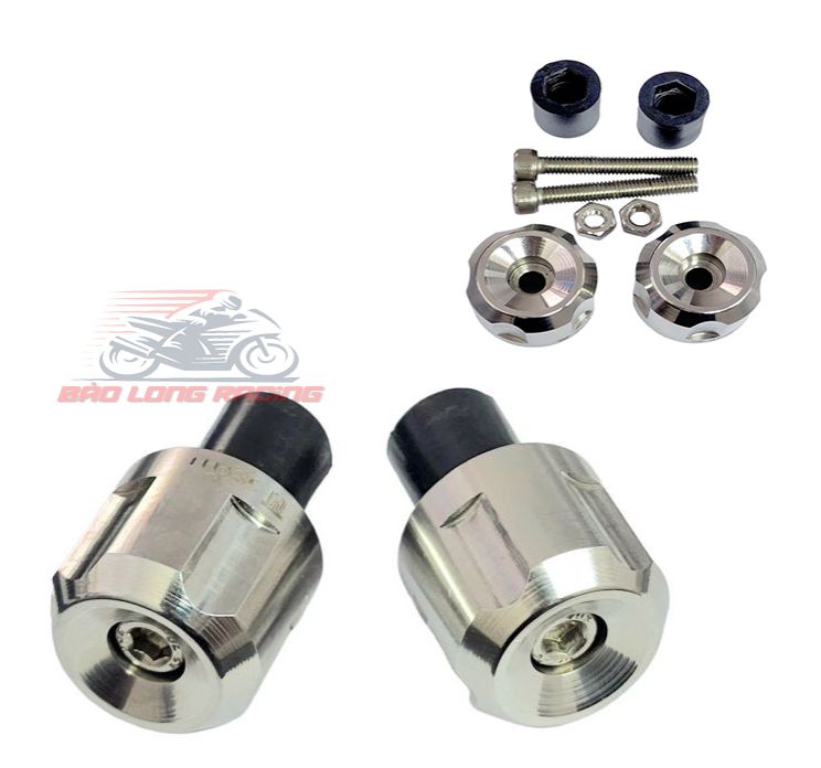 Cặp gù tay lái INOX 304 Phay 5 cạnh Salaya gắn các loại xe máy,Winner,Exciter,Wave,Sirius....cặp gù nặng 300g chống rung tay lái,chống đổ và trang trí Siêu Đẹp