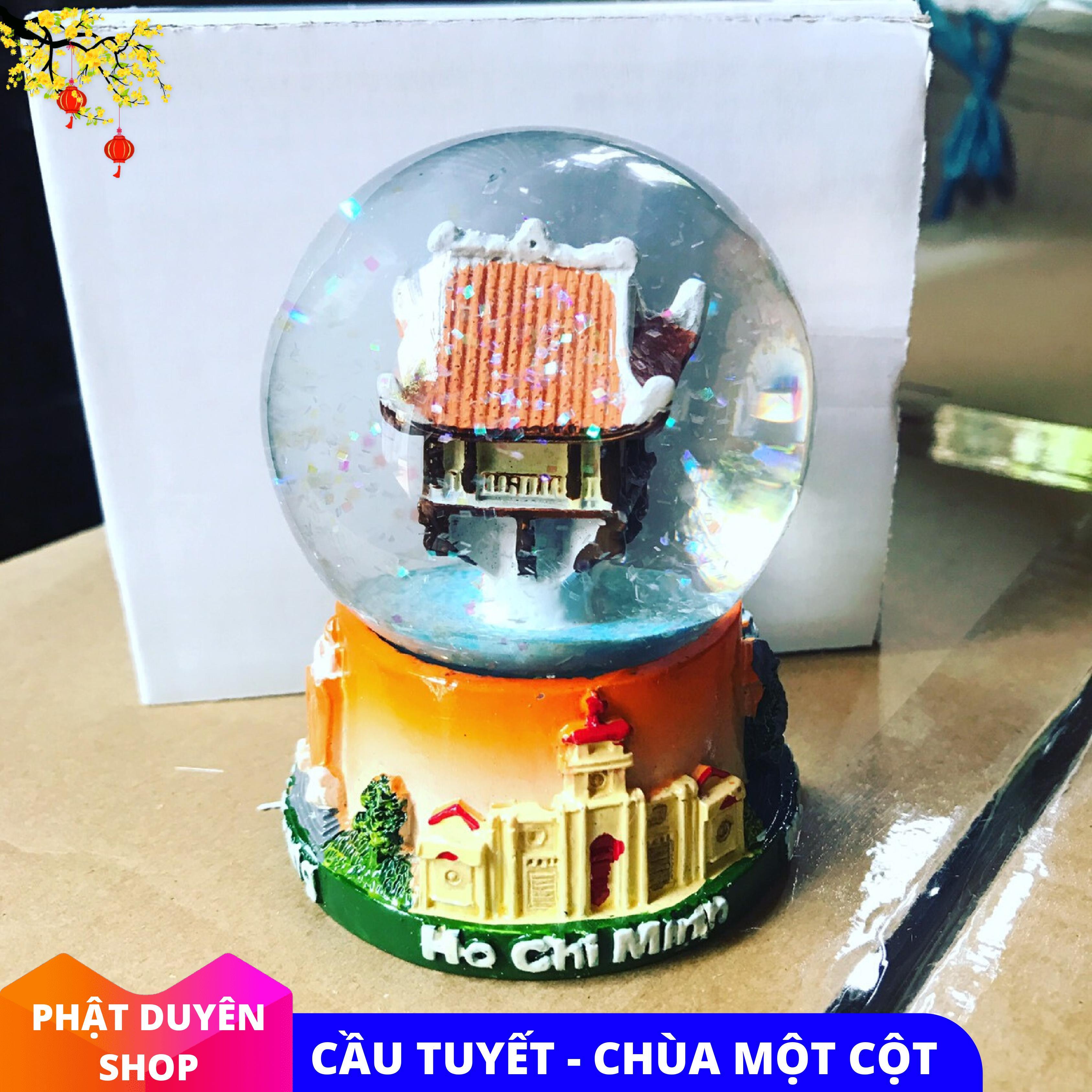 Quả cầu tuyết thủy tinh - Địa Danh Chùa Một Cột Hà Nội