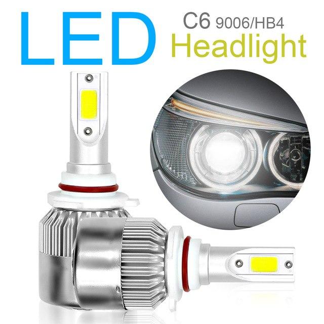 1 đôi bóng đèn led chân hb4/9006 - đèn pha siêu sáng phá sương cho ô tô xe hơi