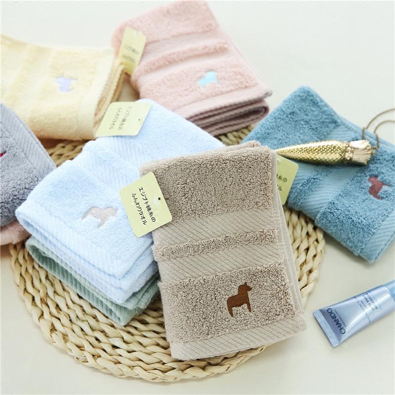 Khăn Nhỏ 100% Cotton Vài Đồng Bằng Đồ Gia Dụng Rửa Mặt Khăn Vuông Nhỏ Ai Cập Cotton Chất Lượng Cao Mềm Mại Dày Hút Nước Tinh Khiết