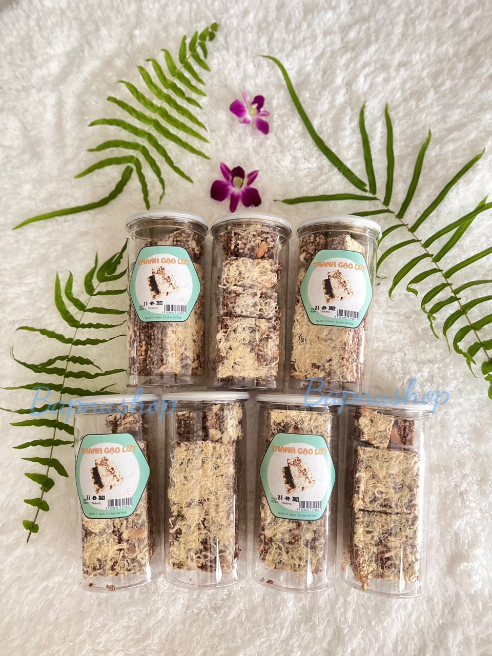 Thanh gạo lứt ngũ cốc chà bông 250g