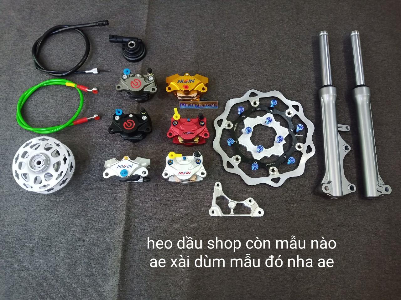 bộ đĩa trước xe sirius cumbo VIP