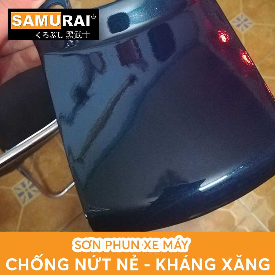 COMBO Sơn Samurai màu xanh nhớt H612 cho dàn áo xe Wave