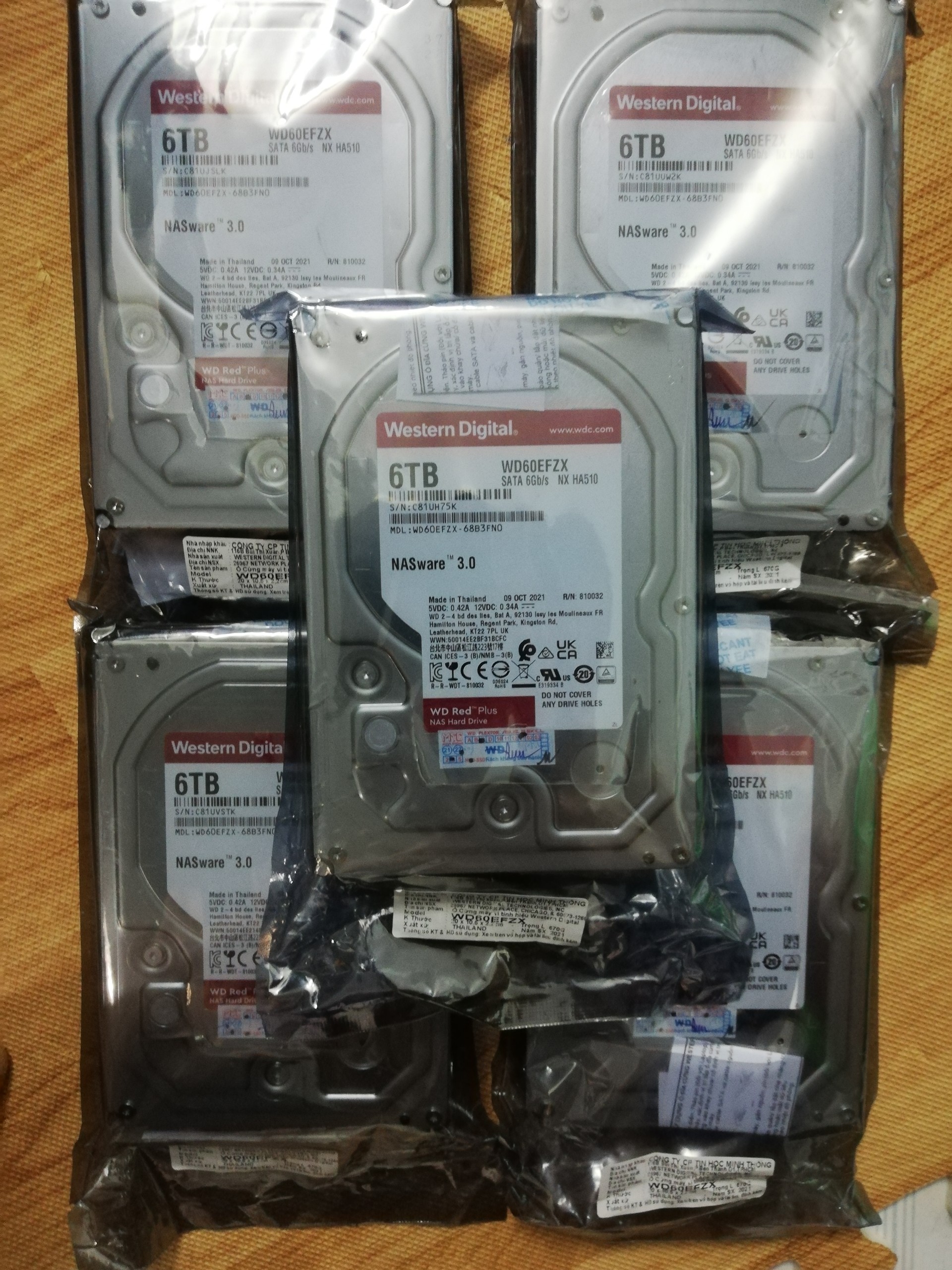 Ổ cứng WD Red Plus 6TB WD60EFZX