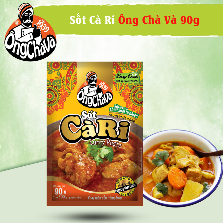 Ong cha va curry paste 90gr