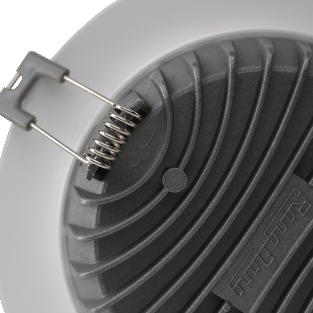 Đèn LED Downlight đổi màu AT10 110/9W SS [viền bạc]