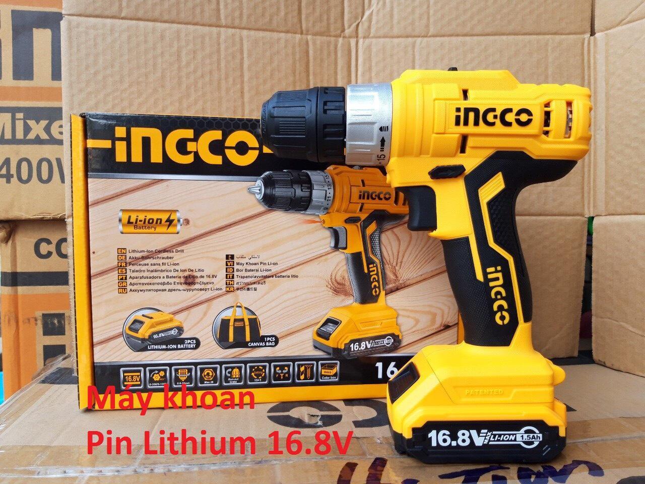 Máy khoan dùng pin Lithium 16.8V Ingco CDLI1612 (2 PIN VÀ 1 SẠC)
