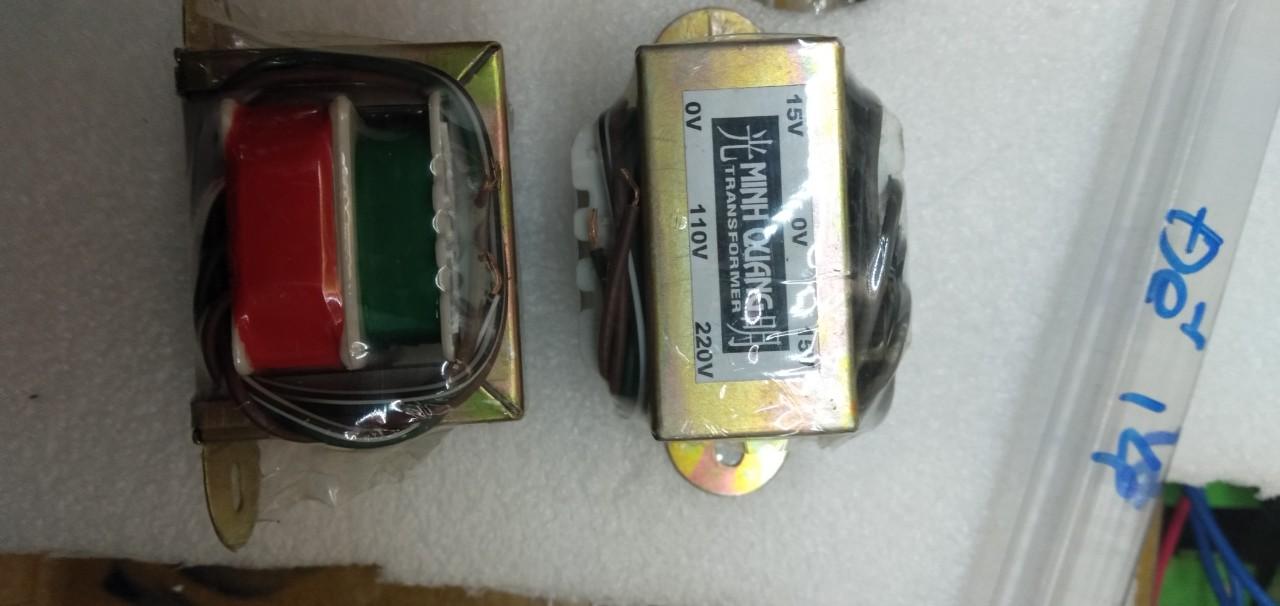 Biến áp đối xứng 15v 0v15v 850