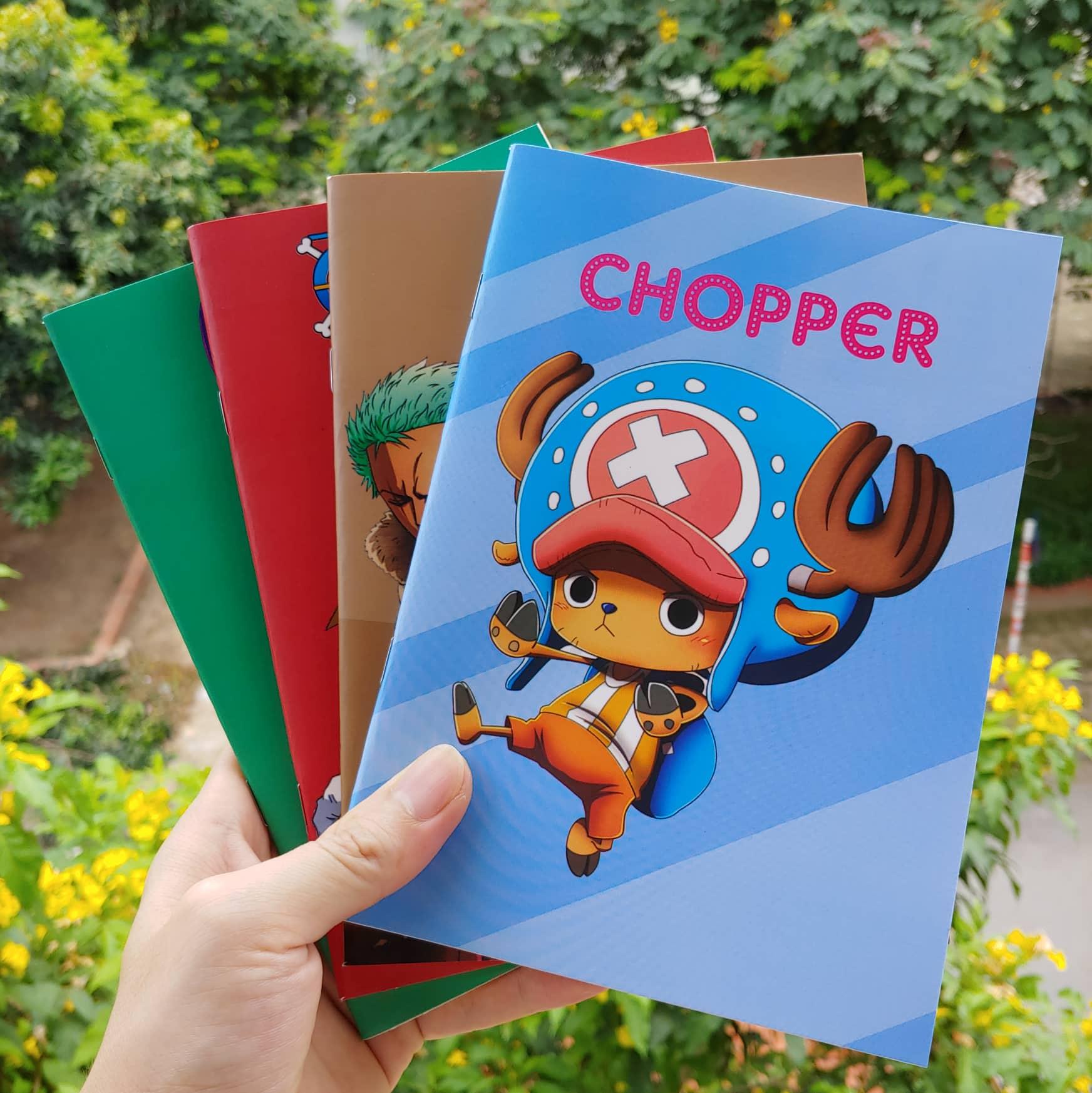 Bộ 4 quyển vở ONE PIECE khổ A5