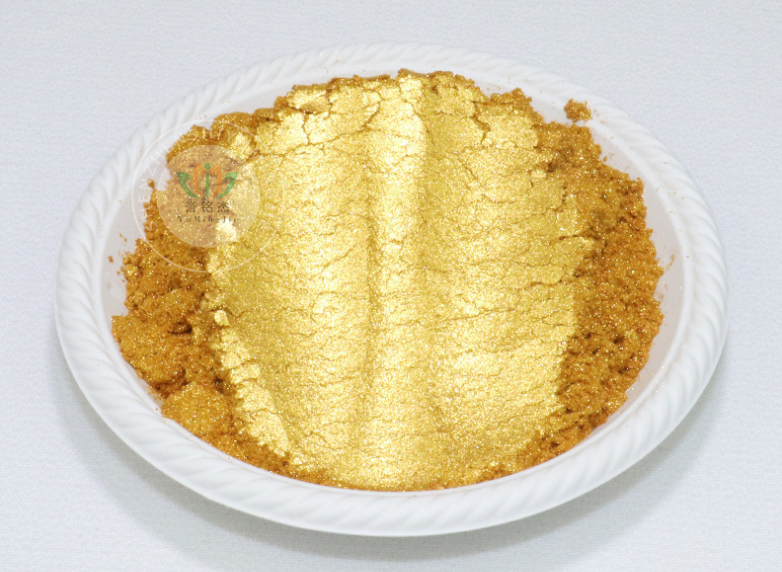 Màu bột nhũ dùng pha sơn mạ màu vàng 24 K (Túi 1kg)